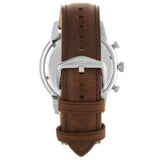 Buy Shop Fossil Townsman Chronograph Black Dial Brown Leather Strap Watch for Men - FS5280 USA Online