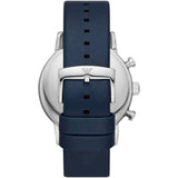 Buy Shop Emporio Armani Luigi Chronograph Blue Dial Blue Leather Strap Watch For Men - AR11451 USA Online