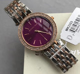 Buy Shop Michael Kors Darci Purple Dial Two Tone Steel Strap Watch for Women - MK3353 USA Online