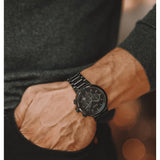 Buy Shop Hugo Boss One Chronograph Black Dial Black Steel Strap Watch For Men - 1514001 USA Online