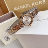 Buy Shop Michael Kors Darci White Dial Two Tone Steel Strap Watch for Women - MK3323 USA Online