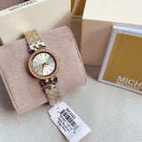 Buy Shop Michael Kors Darci White Dial Two Tone Steel Strap Watch for Women - MK3323 USA Online
