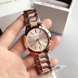 Buy Shop Michael Kors Runway White Dial Two Tone Stainless Steel Strp Watch for Women - MK3204A USA Online