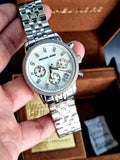 Buy Shop Michael Kors Ritz White Dial Silver Stainless Steel Strap Watch for Women - MK5020 USA Online