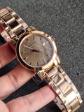 Buy Shop Burberry The City Rose Gold Dial Rose Gold Steel Strap Watch for Women - BU9034 USA Online