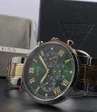 Buy Shop Guess Hendrix Green Dial Two Tone Steel Strap Watch For Men - GW0066G2 USA Online