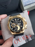 Buy Shop Guess Third Gear Multifunction Black Dial Black Rubber Strap Watch for Men - GW0334G2 USA Online
