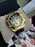 Buy Shop Guess Third Gear Multifunction Black Dial Black Rubber Strap Watch for Men - GW0334G2 USA Online