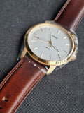 Buy Shop Fossil The Minimalist White Dial Brown Leather Strap Watch for Men - FS5397 USA Online