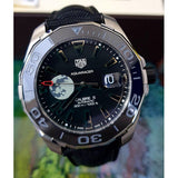Buy Shop Tag Heuer Aquaracer Moon Black Dial Watch for Men - WAY201J.FC6370 USA Online