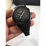 Buy Shop Hugo Boss Modern Black Dial Black Rubber Strap Watch for Men - 1512639 USA Online