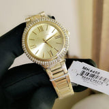 Buy Shop Michael Kors Taryn Quartz Gold Dial Gold Steel Strap Watch For Women - MK4459 USA Online