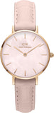 Buy Shop Daniel Wellington Petite Rouge Pink Dial Pink Leather Strap Watch For Women - DW00100511 USA Online