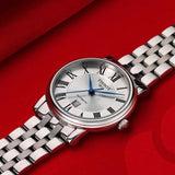 Buy Shop Tissot T Classic Carson Premium Automatic Lady Silver Dial Silver Steel Strap Watch for Women - T122.207.11.033.00 USA Online