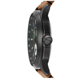 Buy Shop Gucci G-Timeless Chronograph Black Dial Brown Leather Strap Watch For Men - YA126271 USA Online