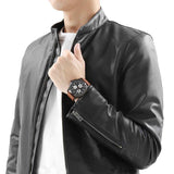Buy Shop Gucci G-Timeless Chronograph Black Dial Brown Leather Strap Watch For Men - YA126271 USA Online