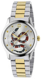 Buy Shop Gucci G Timeless Quartz Silver Dial Silver Steel Strap Watch For Women - YA1264075 USA Online