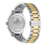 Buy Shop Gucci G Timeless Silver Dial Two Tone Steel Strap Watch For Women - YA126599 USA Online