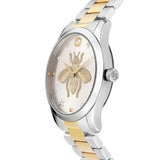 Buy Shop Gucci G Timeless Silver Dial Two Tone Steel Strap Watch For Women - YA1264131 USA Online