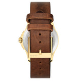 Buy Shop Gucci G Timeless Quartz Two Tone Dial Brown Leather Strap Watch For Men - YA126451B USA Online