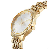 Buy Shop Gucci G Timeless Quartz Mother of Pearl Dial Gold Steel Strap Watch For Women - YA1265021 USA Online