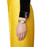 Buy Shop Gucci G Timeless Quartz Mother of Pearl Dial Gold Steel Strap Watch For Women - YA1265021 USA Online