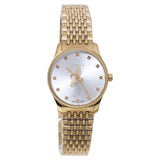 Buy Shop Gucci G Timeless Quartz Mother of Pearl Dial Gold Steel Strap Watch For Women - YA1265021 USA Online