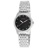 Buy Shop Gucci G Timeless Black Mother of Pearl Diamonds 38mm Watch For Women - YA126509 USA Online