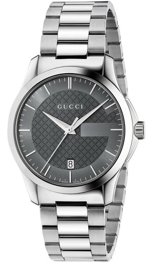 Buy Shop Gucci G Timeless Grey Dial Silver Steel Strap Watch For Women - YA126522 USA Online