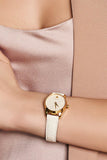 Gucci G Timeless Quartz Beige Dial Beige Leather Strap Watch For Women - YA126580A