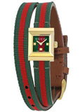 Buy Shop Gucci G-Frame Multicolored Dial Two Tone Nylon Strap Watch For Women - YA128527 USA Online