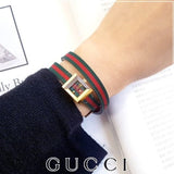 Buy Shop Gucci G-Frame Multicolored Dial Two Tone Nylon Strap Watch For Women - YA128527 USA Online