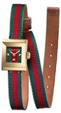 Buy Shop Gucci G-Frame Multicolored Dial Two Tone Nylon Strap Watch For Women - YA128527 USA Online