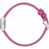 Buy Shop Gucci G-Frame Square Fuchsia Mother of Pearl Dial Fuchsia Leather Strap Watch For Women - YA128533 USA Online