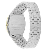 Buy Shop Gucci 25H Quartz Gold Dial Silver Steel Strap Watch for Men - YA163405 USA Online