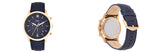 Buy Shop Fossil Neutra Chronograph Blue Dial Blue Leather Strap Watch for Men - FS5454 USA Online