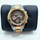 Buy Shop Marc Jacobs Marc Chronograph Grey Dial Two Tone Steel Strap Watch for Men - MBM3157 USA Online