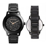 Buy Shop Michael Kors Kinley Silver Dial Black Steel Strap Watch for Women - MK5999 USA Online