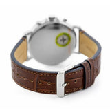 Tommy Hilfiger Daniel Grey Dial Brown Leather Strap Watch for Men - 1710416