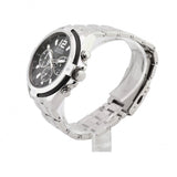 Buy Shop Guess Surge Chronograph Black Dial Silver Steel Strap Watch for Men - W1258G1 USA Online