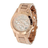 Buy Shop Marc Jacobs Rock Chronograph Rose Gold Dial Rose Gold Steel Strap Watch for Women - MBM3156 USA Online
