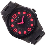 Buy Shop Marc Jacobs Pelly Black Dial Black Silicone Strap Watch for Women - MBM2529 USA Online