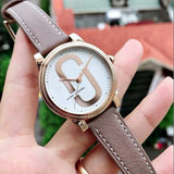 Buy Shop Marc Jacobs Corie White Dial Brown Leather Strap Watch for Women - MJ1581 USA Online