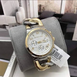 Buy Shop Michael Kors Runway White Dial Two Tone Steel Strap Watch for Women - MK3199 USA Online