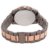 Buy Shop Fossil Perfect Boyfriend Multifunction Brown Dial Two Tone Steel Strap Watch for Women - ES4284 USA Online