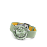 Buy Shop Breitling Superocean Heritage '57 Pastel Paradise Green Dial Green Leather Strap Watch for Women - A10340361L1X1 USA Online