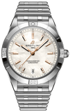 Buy Shop Breitling Chronomat 36 Mother of Pearl Dial Silver Steel Strap Watch for Women - A10380101A4A1 USA Online