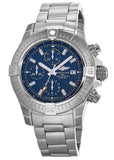 Buy Shop Breitling Avenger Chronograph 45mm Blue Dial Silver Steel Strap Watch for Men - A13317101C1A1 USA Online