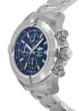 Buy Shop Breitling Avenger Chronograph 45mm Blue Dial Silver Steel Strap Watch for Men - A13317101C1A1 USA Online