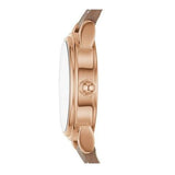 Buy Shop Marc Jacobs Corie White Dial Brown Leather Strap Watch for Women - MJ1581 USA Online